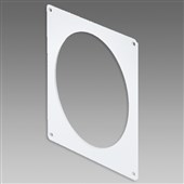 DEN BRAVEN Příruba nástěnná kulatá prům.100 bílá VE1196